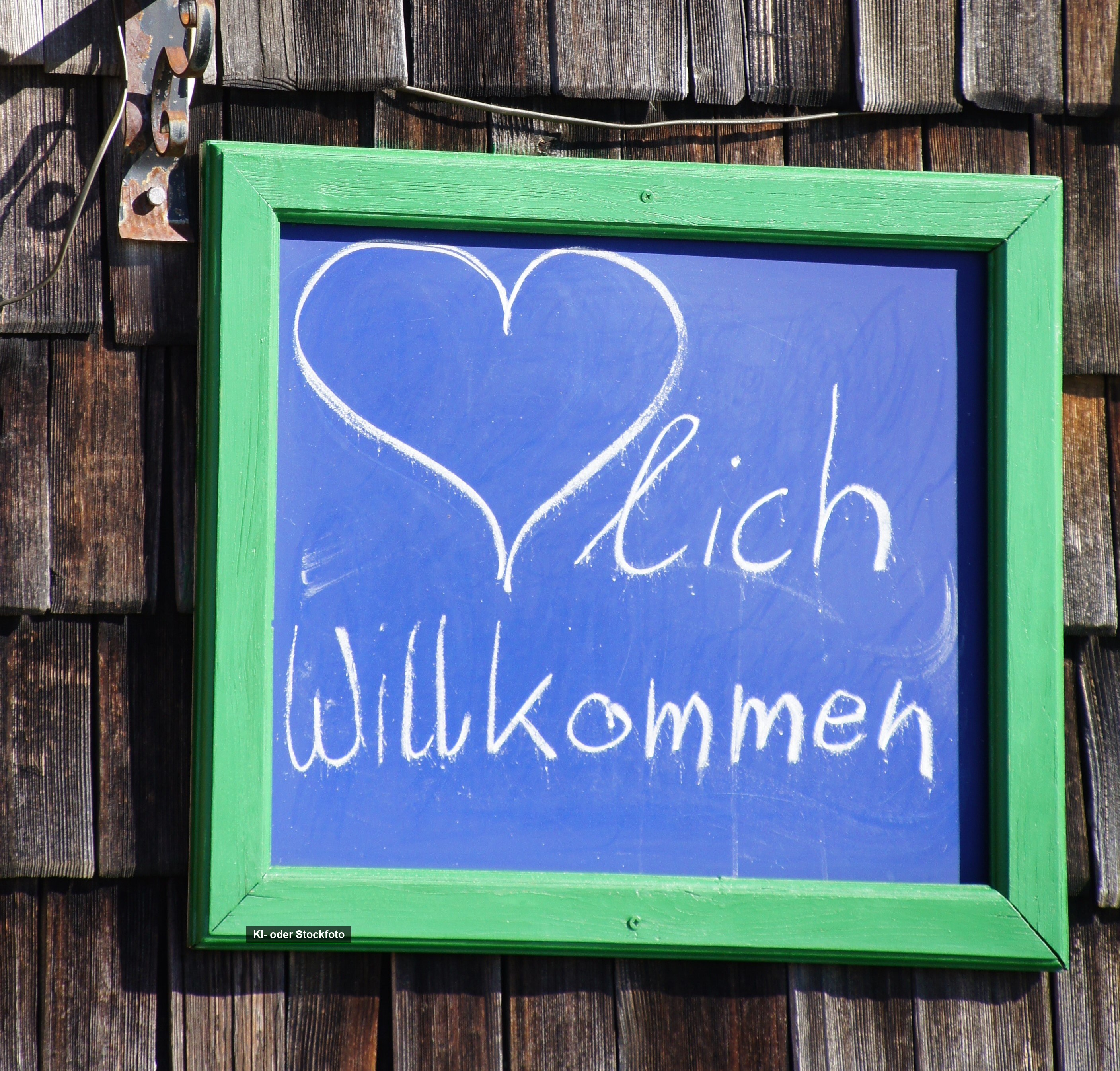 Tafel mit der Aufschrift Herzlich Willkommen am Flair Hotel zur Therme