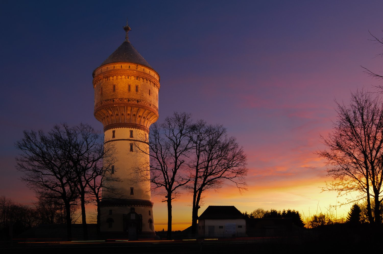 Der historische Wasserturm in Lippstadt